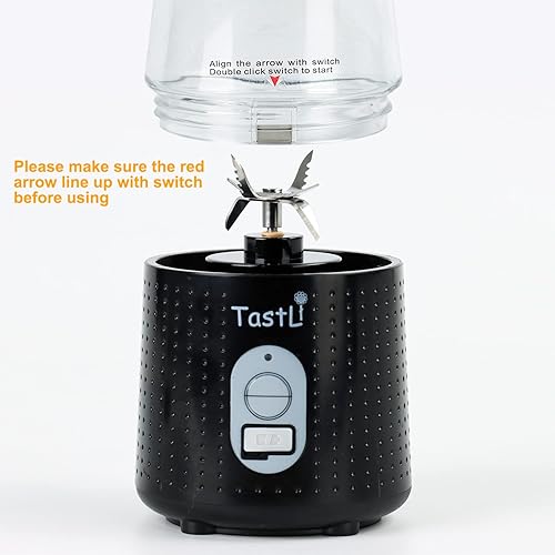 Miniatura 7 de Black Pro - Licuadora personal para batidos, mini licuadora portátil con botellas, inalámbrica, recargable para batidos, batidos, mezclas de