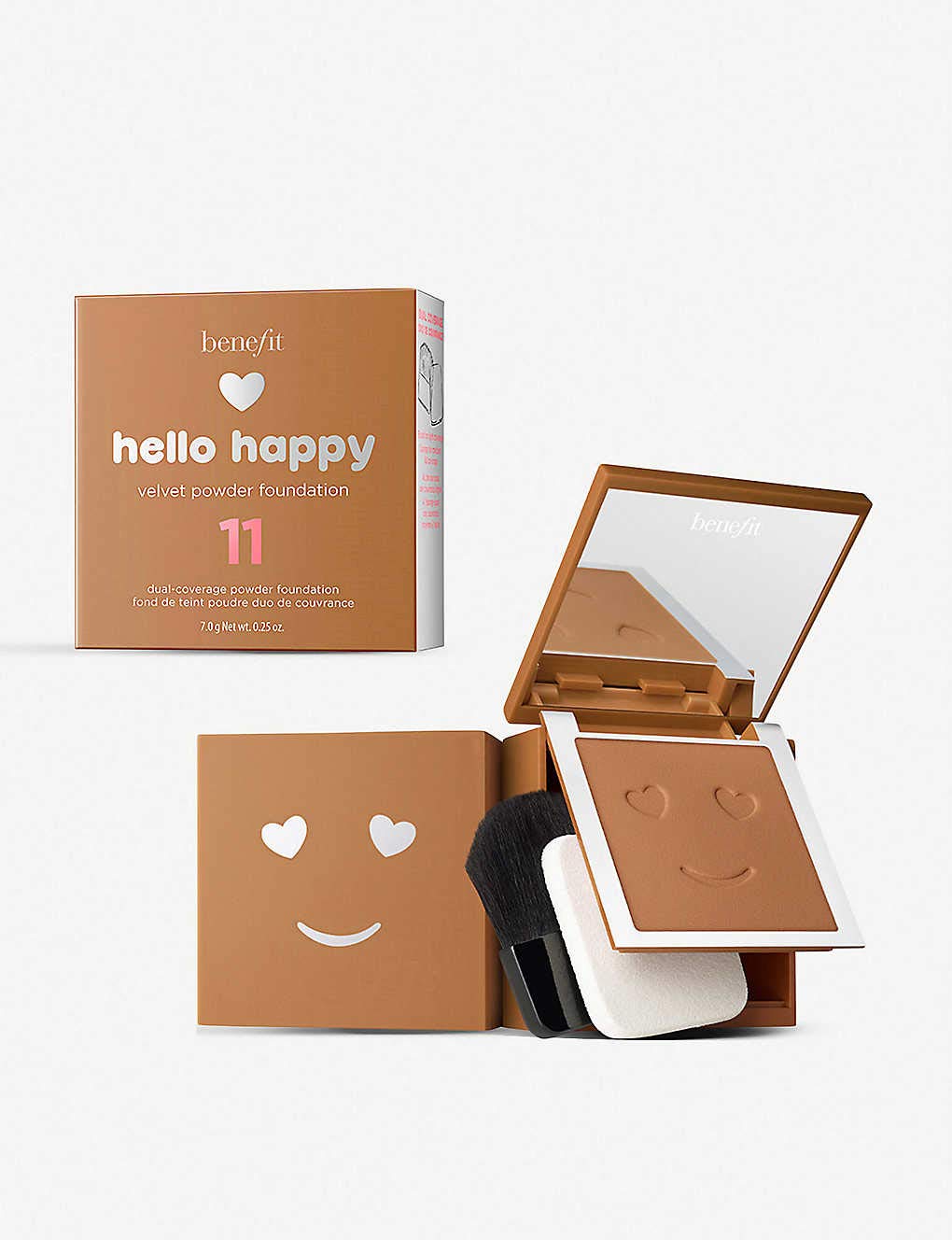 Benefit Hello Happy Velvet Powder Foundation 7g (Shade 11)