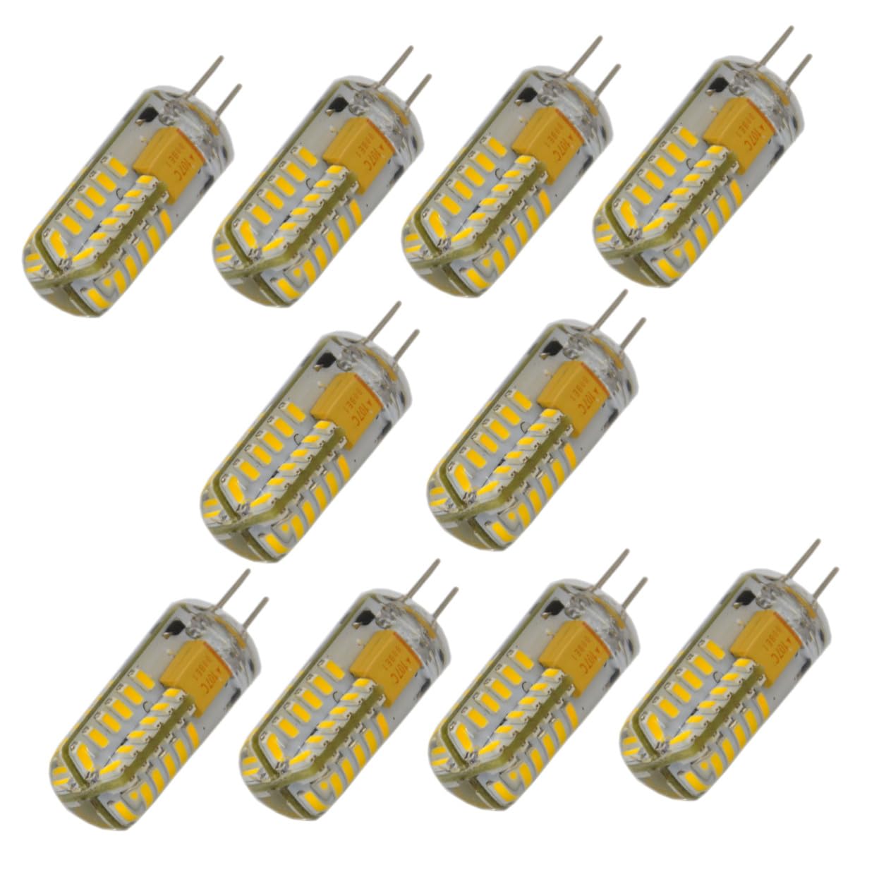Didiseaon 10pezzi Lampadina LED Smd LED Bianco Caldo Angolo Gradi Risparmio Energetico