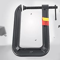 Vista 7 de Abrazadera C resistente tipo G para carpintería con abrazadera en C, dispositivo de sujeción de carpintería de acero fundido, abrazadera en G