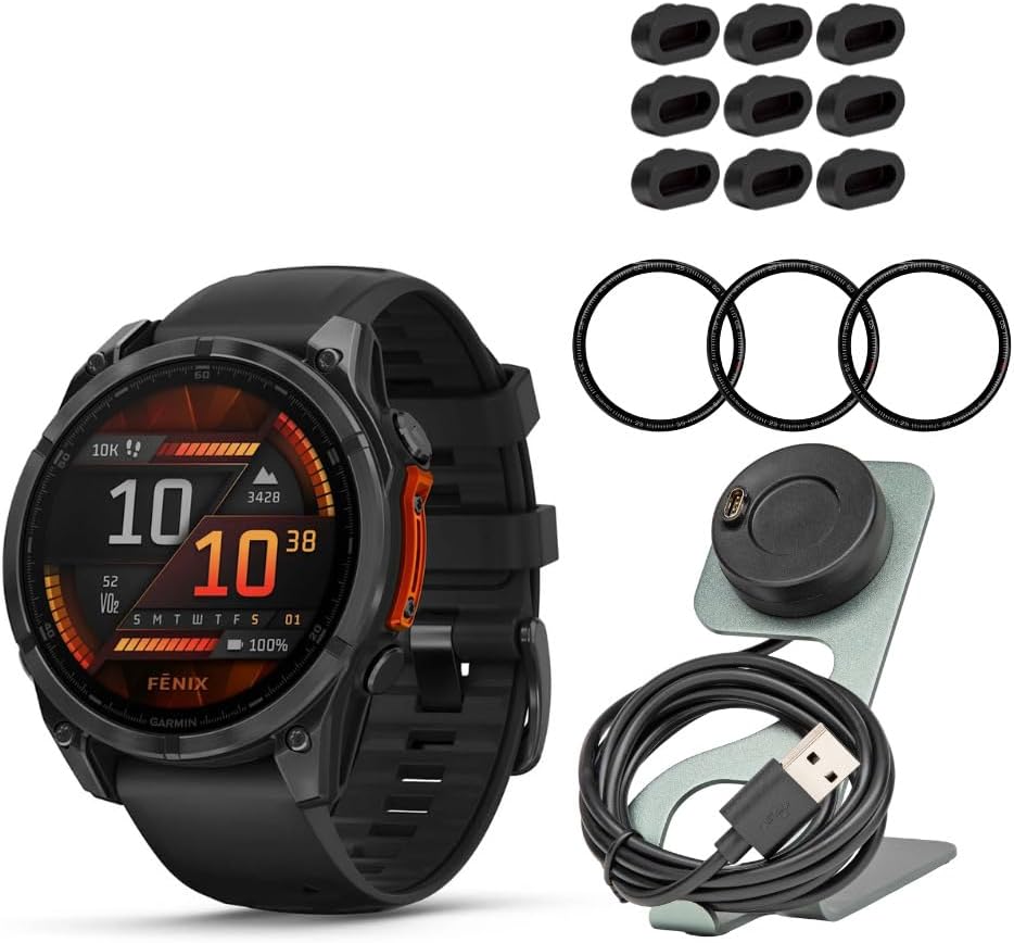 Garmin Fenix 8 47mm GPS Smartwatch (Slate Gray and...