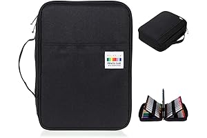 BTSKY 220-Slot Colored Pencil Case: The Ultimate Drawing Companion