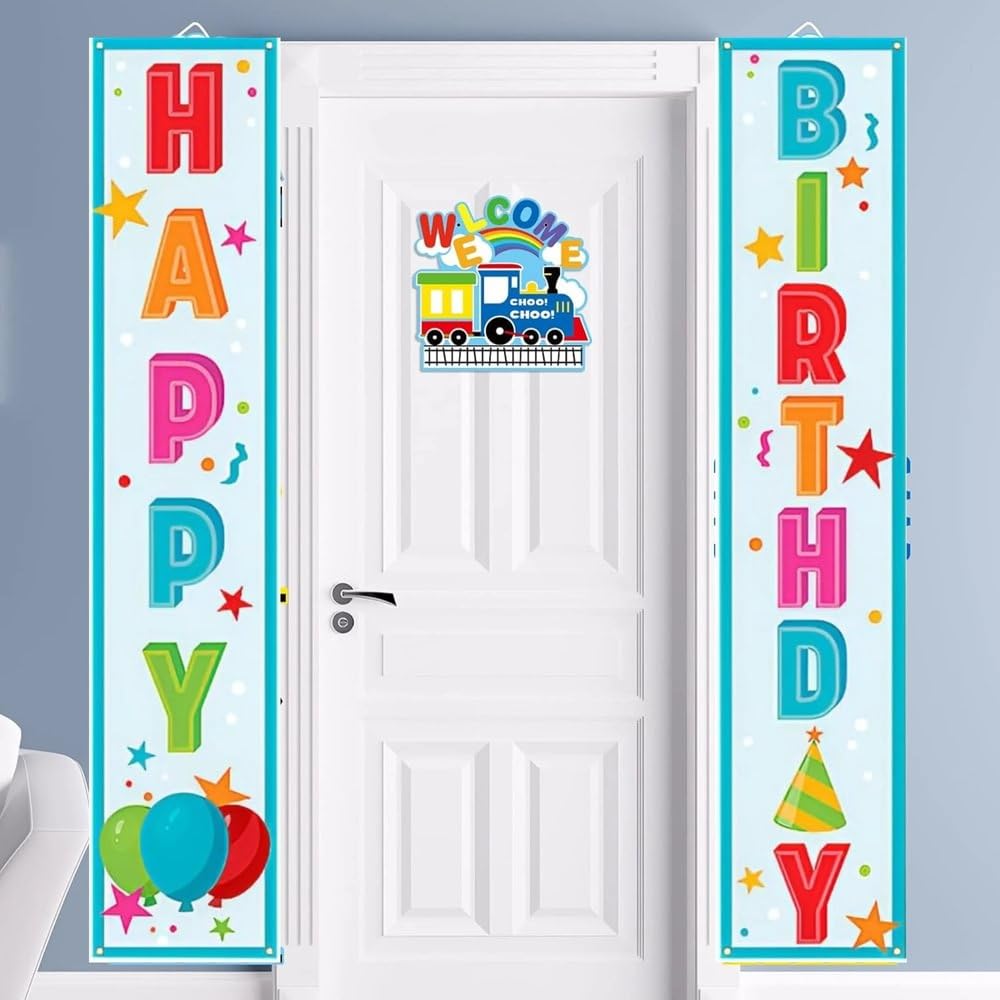 Fun Express Happy Birthday 縦型バナーセット - 2点