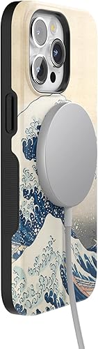 Vista 326 de Casely Funda para iPhone 15 Pro Max Jardín Secreto Flores mixtas Funda atrevida Compatible con MagSafe y botón de acción Secret Garden