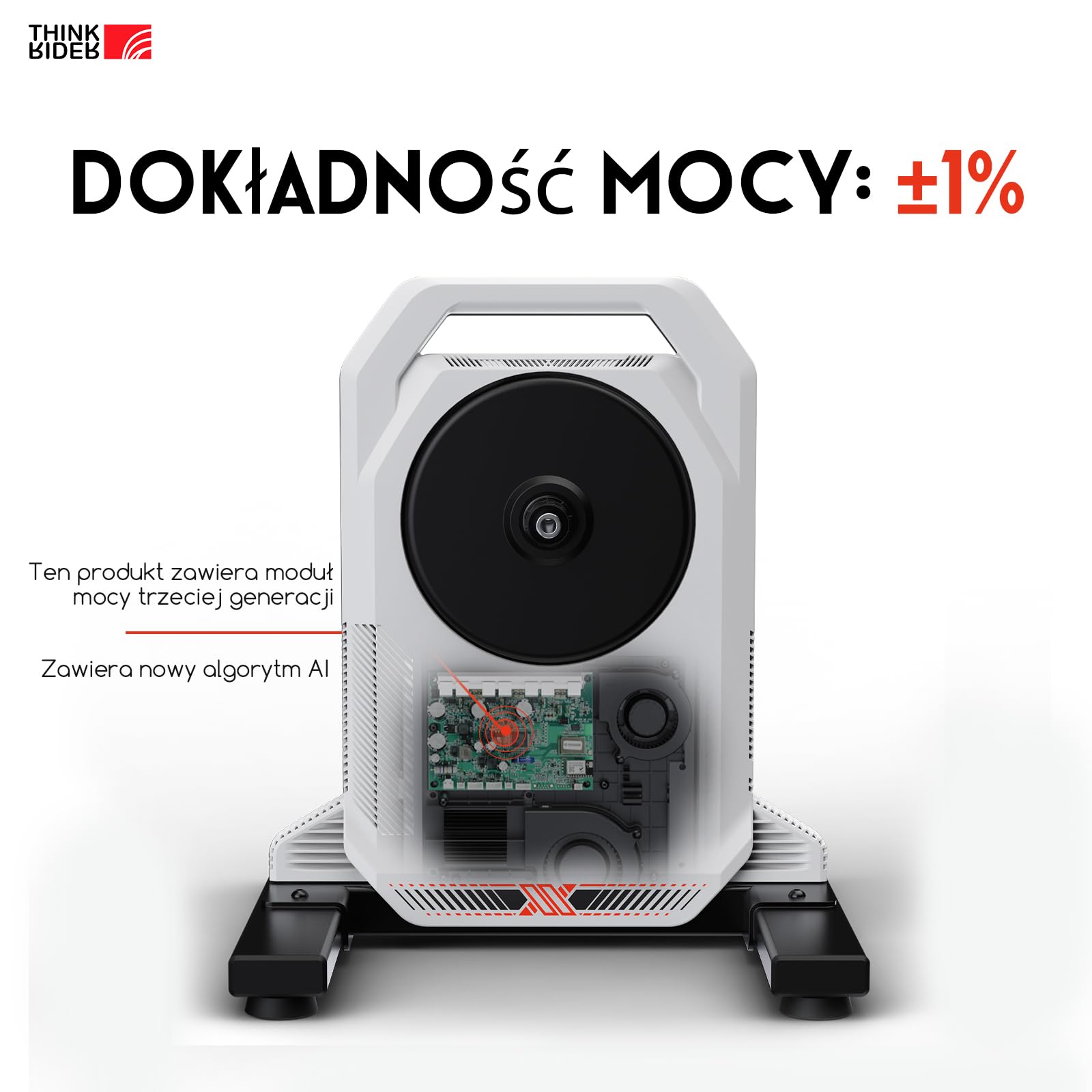 ThinkRider XXPRO trenażer rowerowy do realistycznego treningu w pomieszczeniach i dokładnych danych z pomocą aplikacji