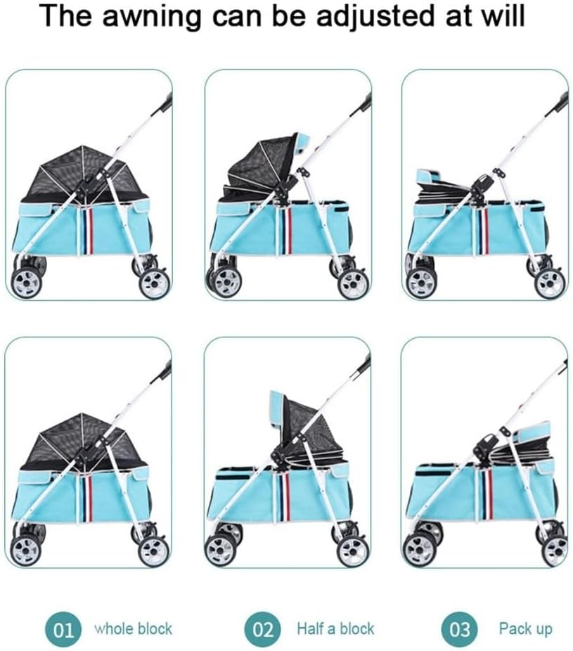 みページ ペット用ベビーカー ペットベビーカー 4輪中型犬小型犬