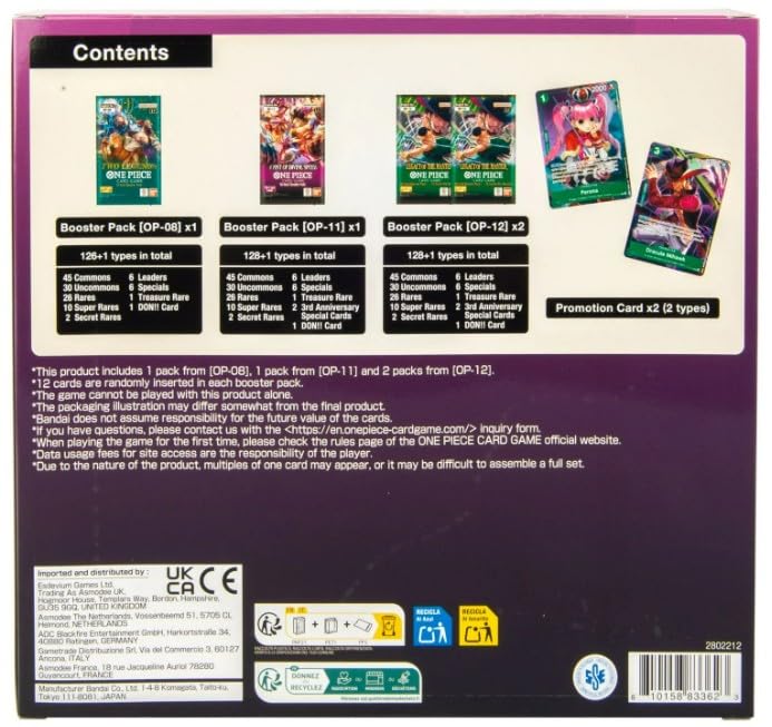 One Piece Trading Card Game TCG Illustration Box Vol. 4 - Contains
