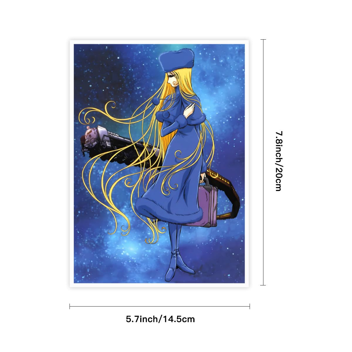 Amazon.co.jp: 銀河鉄道999 松本零士 クリスタルステッカー PVC 防水