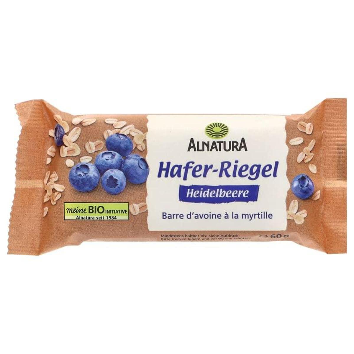 Alnatura Hafer-Riegel, Heidelbeere, 60 g