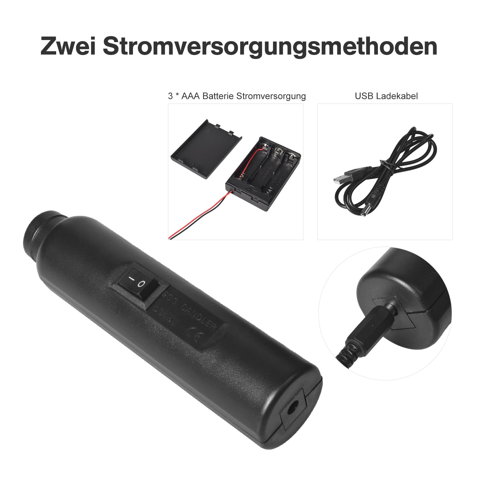 Testeur D'œuf à LED Portable, Mire Oeuf Lampe Mire oeuf Testeur D'oeufs, Egg Candler Candling Lampe pour Vérifier l’Incubation d’Oeuf Caille en Incubateur œuf œufs de Canard œuf D'oie D'Oiseau