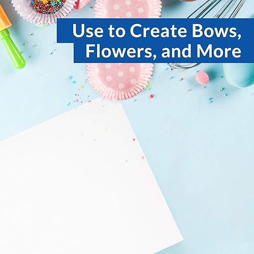 Miniatura 5 de Oasis Supply Paquete de 100 piezas de papel de oblea prémium para decoración de pasteles o alimentos, 8 x 11 pulgadas