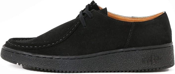 MANEBU/マネブ　417別注チロリアンシューズ　スエード ブラックシューズ MANEBU/マネブ 417別注チロリアンシューズ スエード ブラックシューズ