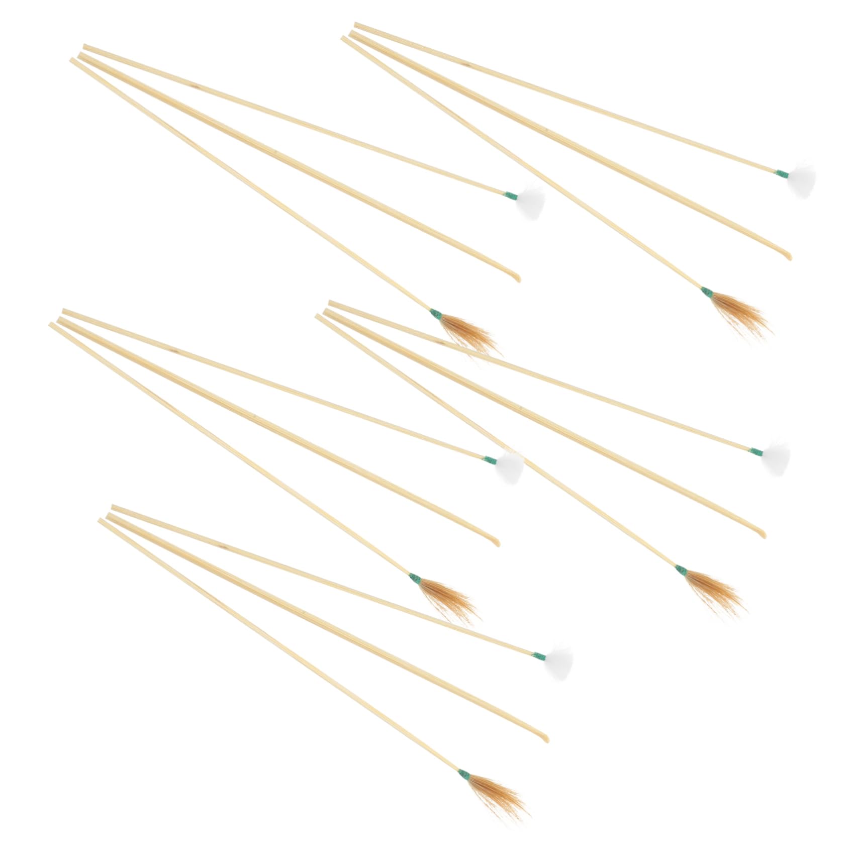 Didiseaon Bamboo Ear Spoon Set 5 Sets Ear Wax Cleaning Tools Safe and Comfortable for Daily Use