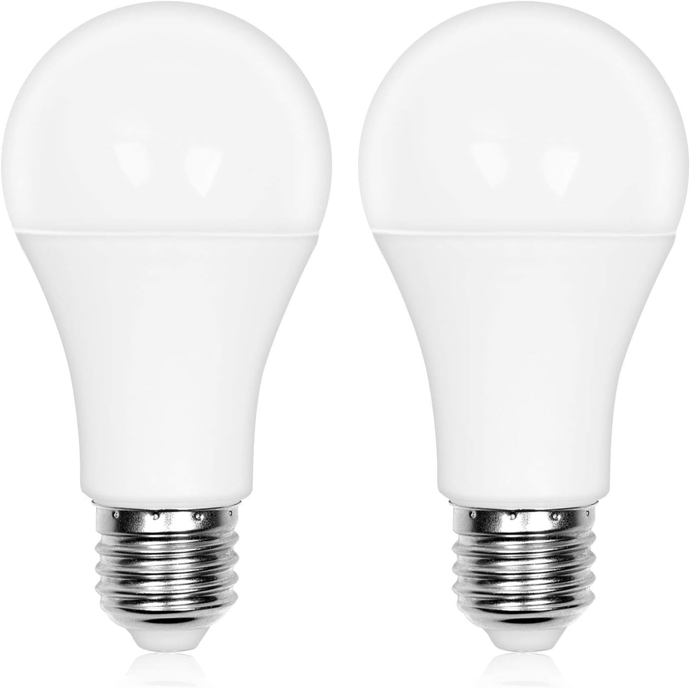 Klarlight LED Dusk to Dawn Light Sensor Bulb 12W E27 1000LM Auto On Off Bulb for Indoor Outdoor Courtyard Porch Garage Garden Warm White 2700K Pack of 2