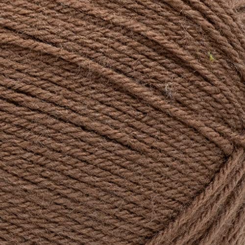 Image of Lion Brand Yarn Pound of Love, Large Value Yarn for Knitting, Crochet, and Crafts, Mocha, 1 Pack | Large Skein Everyday Basic 100% Acrylic Worsted Weight Knit Fiber for Baby Blankets, Classic Afghans, Sweaters, Scarf Sets