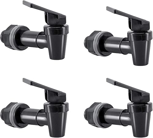 Botella de agua de repuesto para grifo de refrigerador, juego de grifo dispensador de agua, boquilla de plástico sin BPA, palanca de bebida, válvula