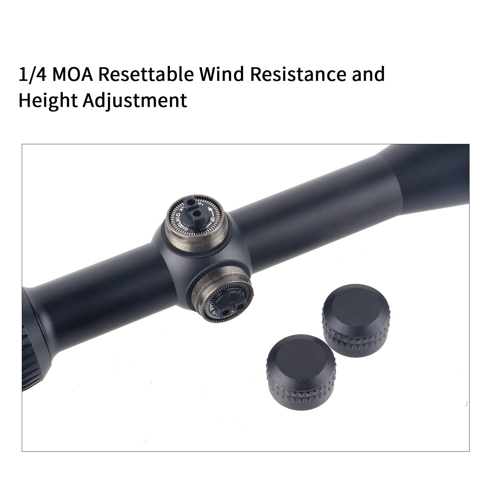 ToopMount Zielfernrohr 3-9x40 - Wasserdicht Für Jagd & Airsoft Mit Picatinny Halterungen