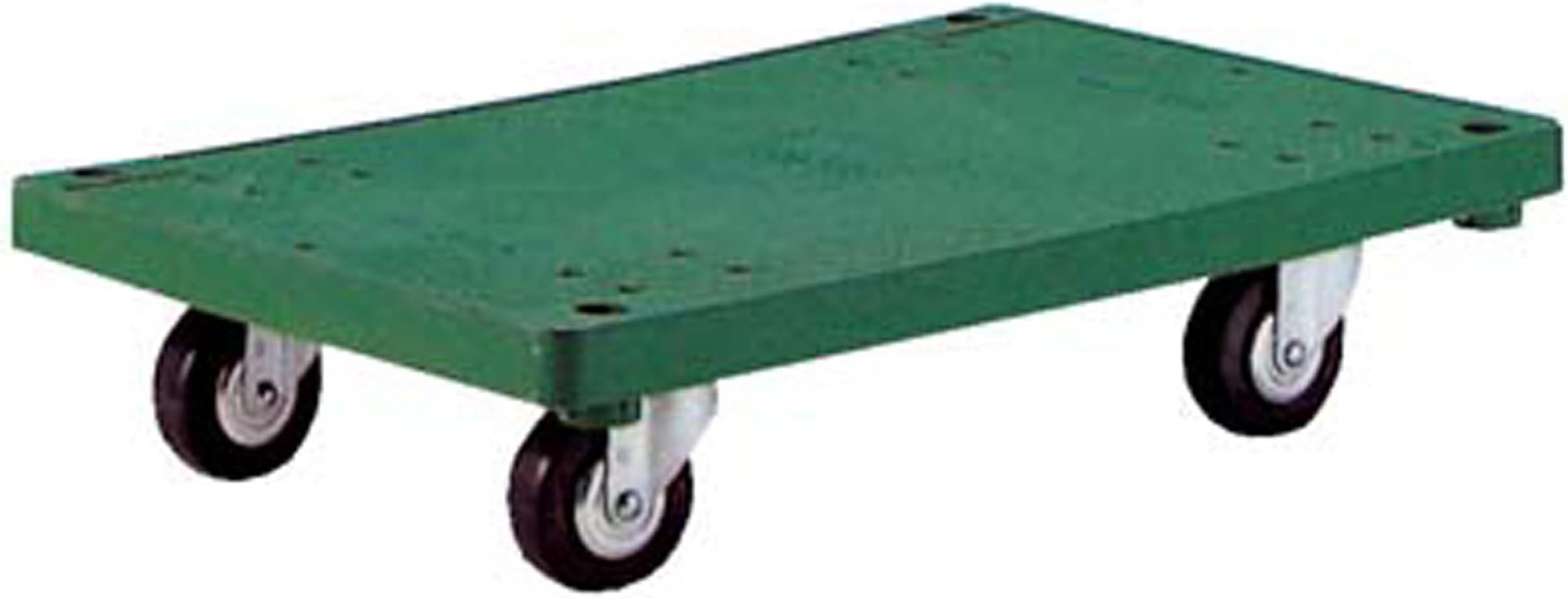 IHS POS-1830 Plastic Dolly with 4" Caster, 500 lbs Capacity, 30" Length x 18" Width x 6" Height Deck