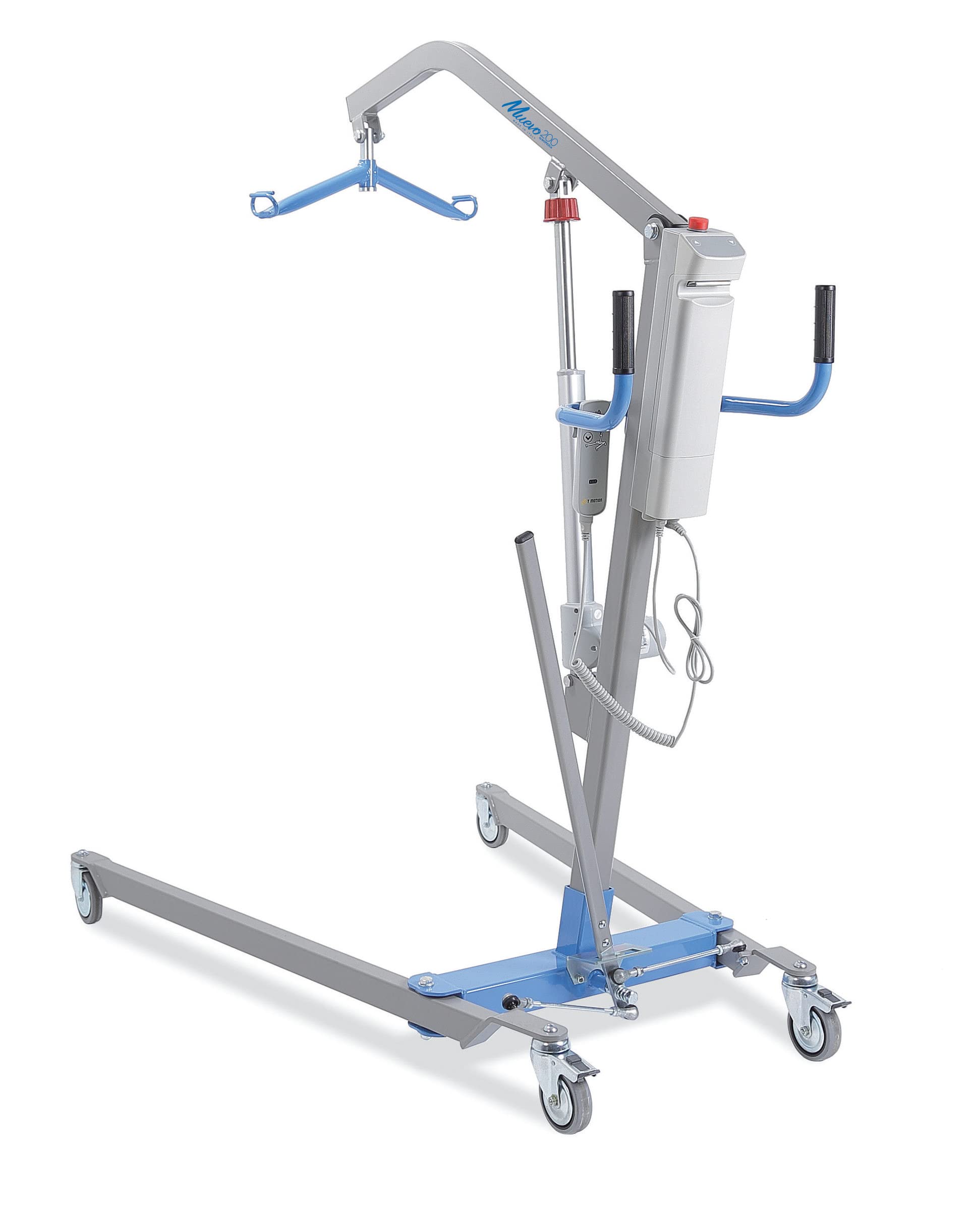 Solleva malati in acciaio verniciato Elettrico TiMOTION Muevo Modello ingombro standard Apertura gambe a leva Portata max 200 kg