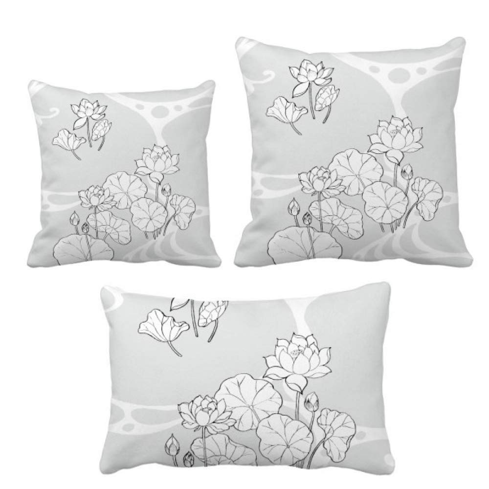 Coussin fleur de lotus de salon pour créer une ambiance zen sur votre canapé maison
