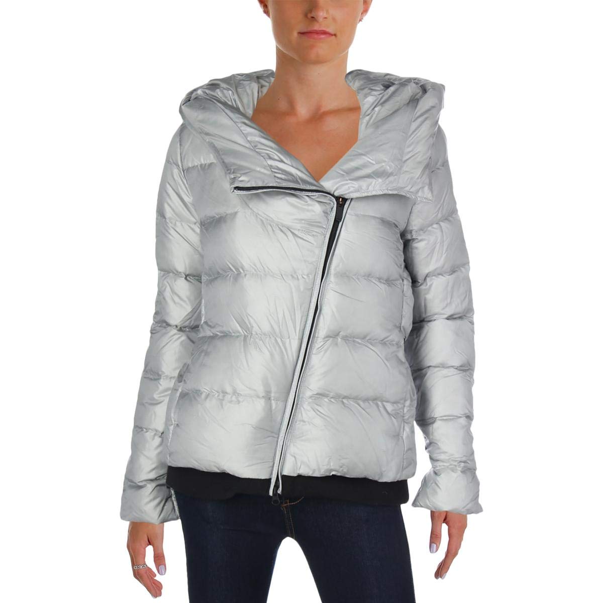 Nike Womens Winter Down Puffer Coat Gray M