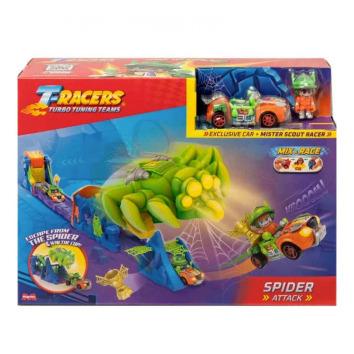 T-Racers S-Spider Attack 1X4