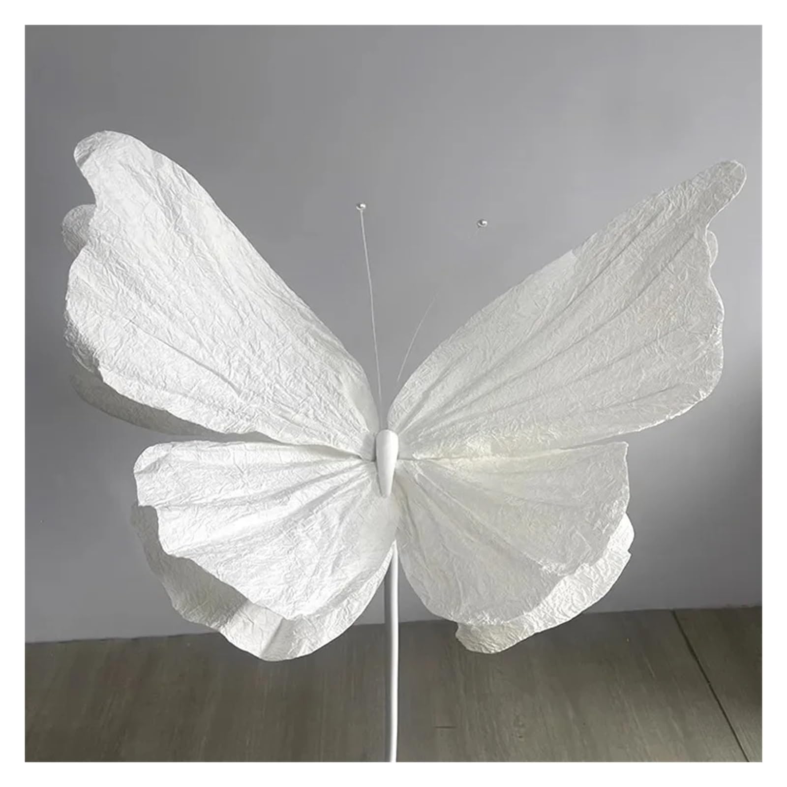 Riesige Schmetterlingsdekoration aus Papier | Künstliche Papierblume, großer Schmetterling for Hochzeitshintergrund, Party, Bühne, Fenster-Display-Layout(Dark pink,40cm)