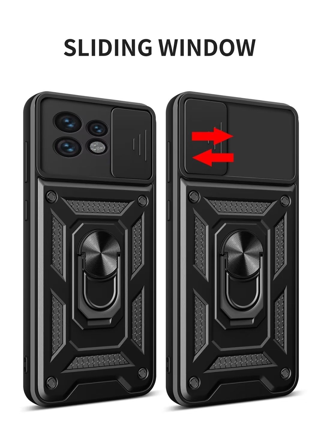 JIAFEI Cover Per Motorola Edge 40 Neo Traslucido PC/TPU Silicone