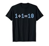 Binary Code Funny Programming IT Gift Black T-Shirt