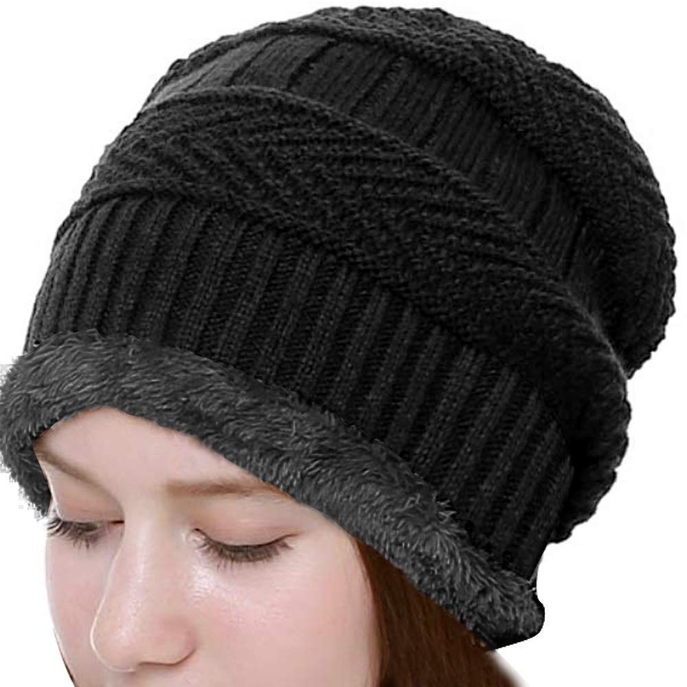 Digital SHOPEE Acrylic Women's Casual Style Ds-Hat-Cap-Unisex-Black, Free Size 1