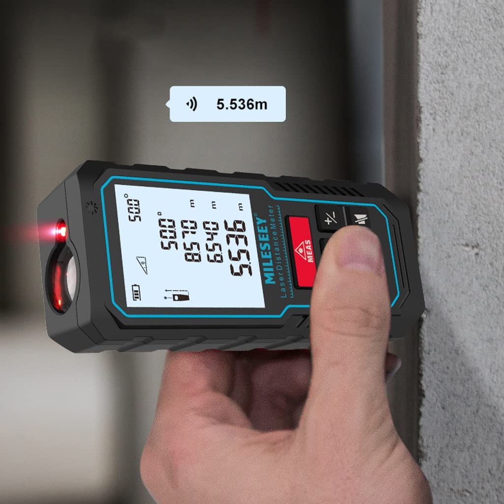 Laser Rangefinder Handheld bardzo precyzyjne władcy pomiaru pomiaru instrumentu pomiaru elektronicznego linijki linijki laserowej (Size : 120 meters)