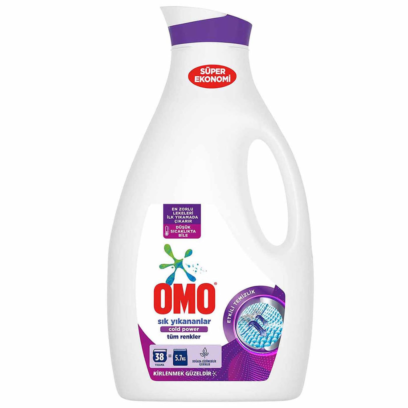 Omo Sıvı Çamaşır Deterjanı Sık Yıkanan Çamaşırlar İçin 2470 ml