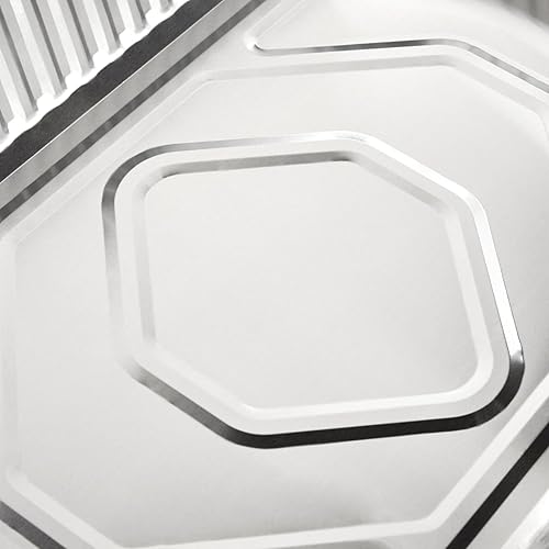Miniatura 5 de Juvale Sartenes de papel de aluminio de 21 x 13 pulgadas (paquete de 15) bandejas desechables de tamaño completo para mesa de vapor, alimentos,