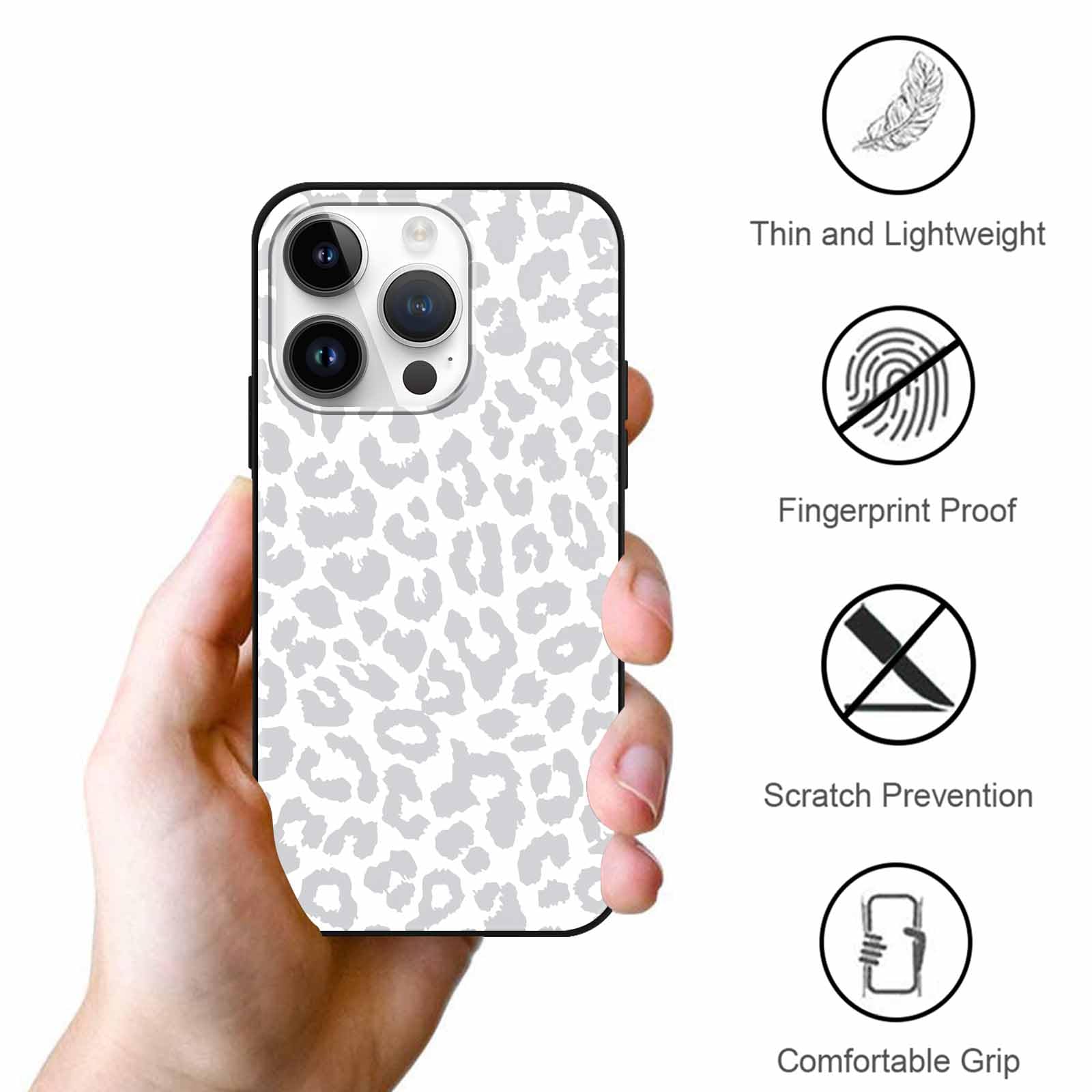 3 Cover Per IPhone 15 Pro 6,1" Trasparenti Con Motivo Cactus - Custodia Morbida Silicone TPU Antiurto Anti Graffio - Set 07