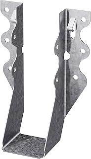 Simpson Strong-Tie LU26 Light Face-Mount Joist Hanger - Wood Construction Connectors, 20 Gauge Galvanized Steel Brackets, Hurricane Rafter Ties, 2x6