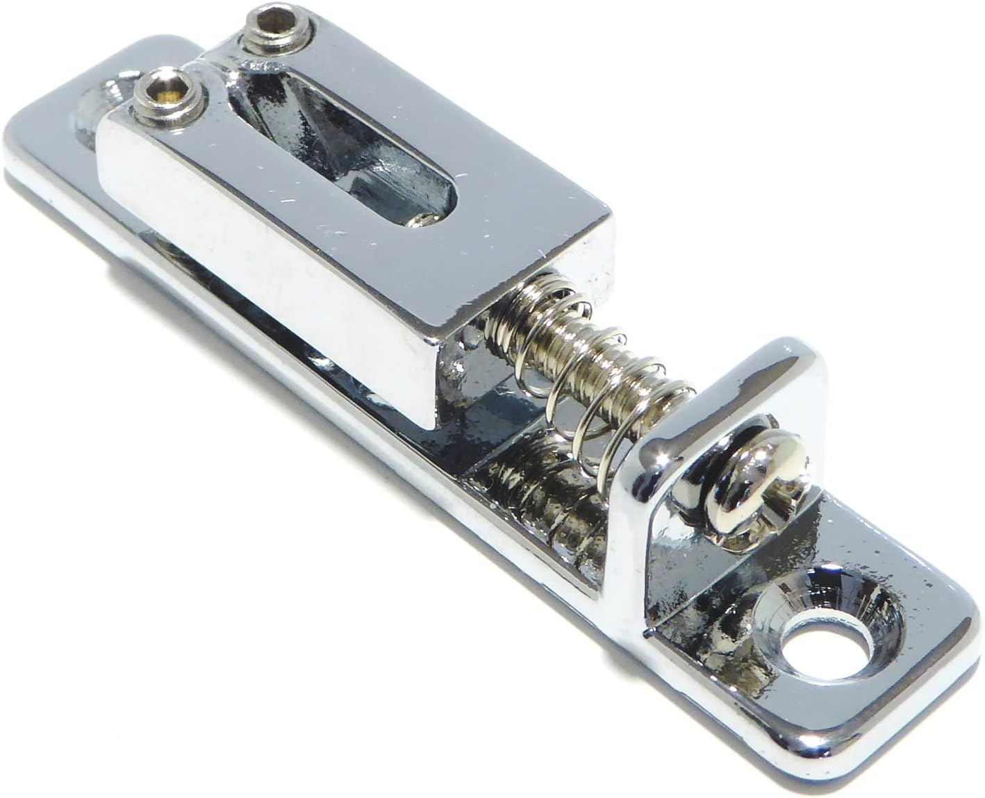 Chrome single string guitar bridge for 3,4,5,6,7 or 8 string guitar