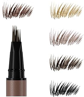 Bolígrafo de cejas con múltiples puntas, 5 co...