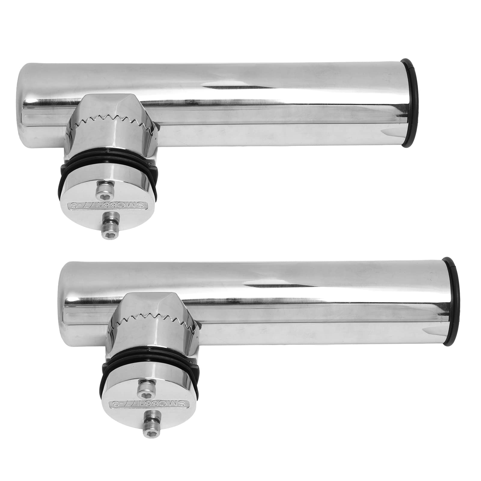 Angelrutenhalter aus Edelstahl 316, verstellbare Schienenklemme