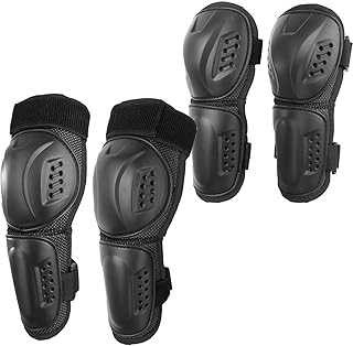 Kids Dirt Bike Elbow Knee Pads,Motocross Knee Shin Protect Gear,Adjustable Motorcycle Knee Eblow Protecion for Cycling MTB ATV Skateboard Skiing Skating