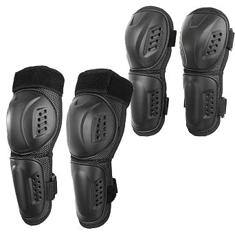 Kids Dirt Bike Elbow Knee Pads,Motocross Knee Shin Protect Gear,Adjustable Motorcycle Knee Eblow Protecion for Cycling MTB ATV Skateboard Skiing Skating