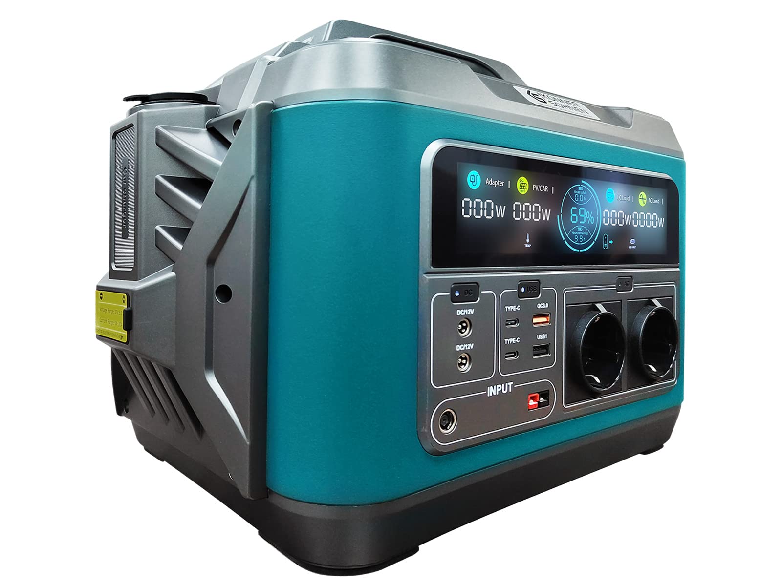 Station D'alimentation Portable KS 1200PS-FC – 1200W, Batterie Lithium 1110Wh, 2600W Pic, Lampe LED, Pour Camping Et Dépannage - 8