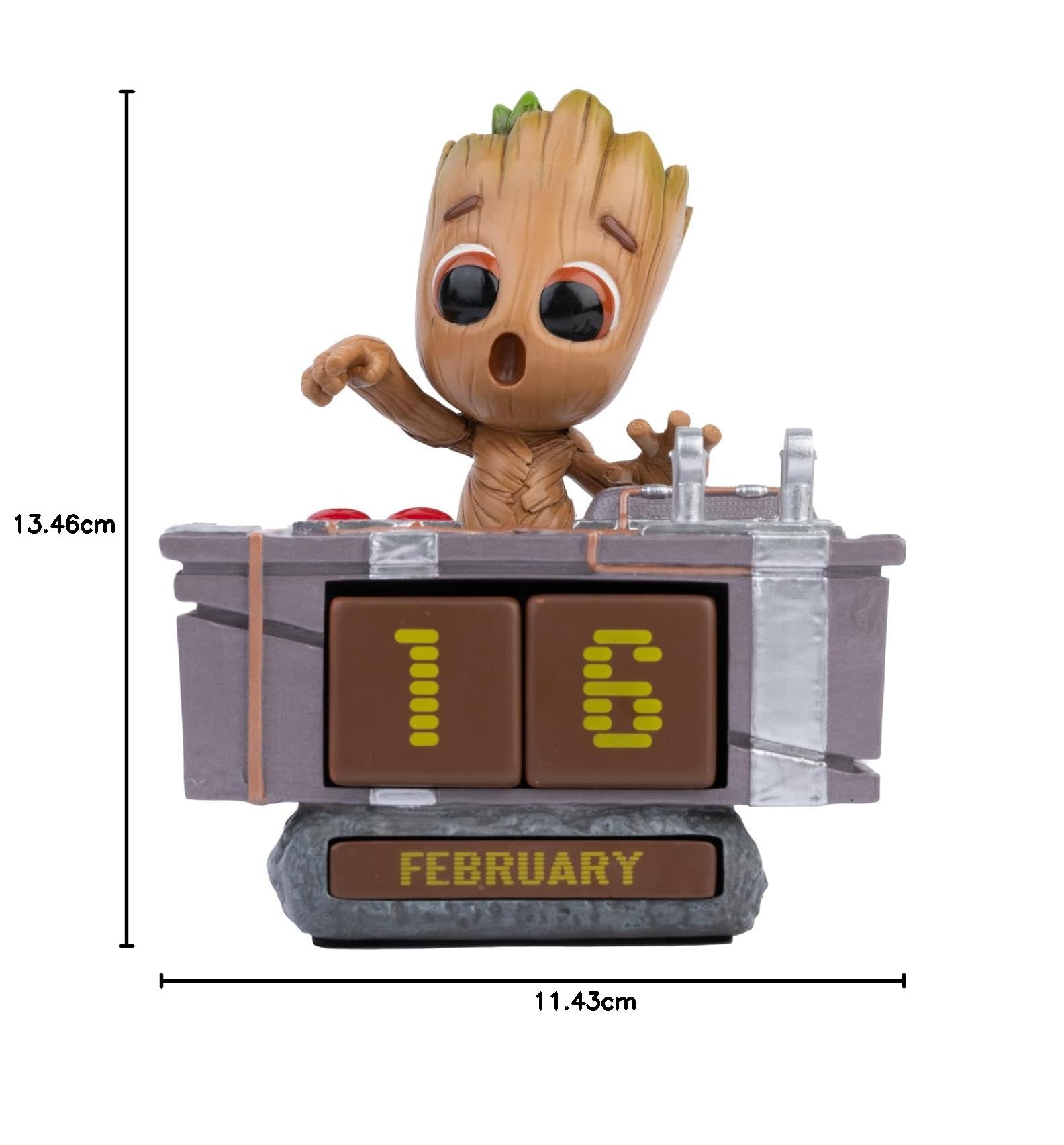 Grupo Erik - Calendrier Perpétuel Marvel, Bébé Groot | Figurine Calendrier, Calendrier 3D, pour Enfant, Cadeaux Geek