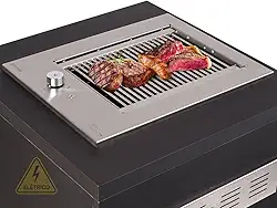 Churrasqueira Grill Elétrica de Embutir Cooktop Diamond Premium 220V Titan