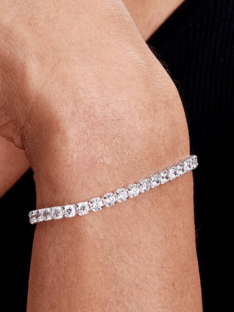 Pandora Bracelet de tennis pour femme en argent et zircone 593539C01