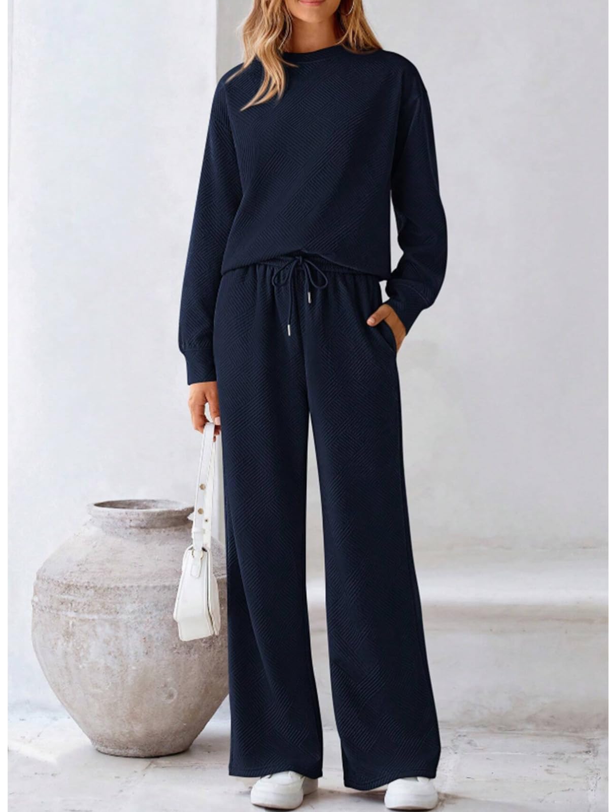 LIAMERHE Damski dres treningowy, luźny, odzież domowa