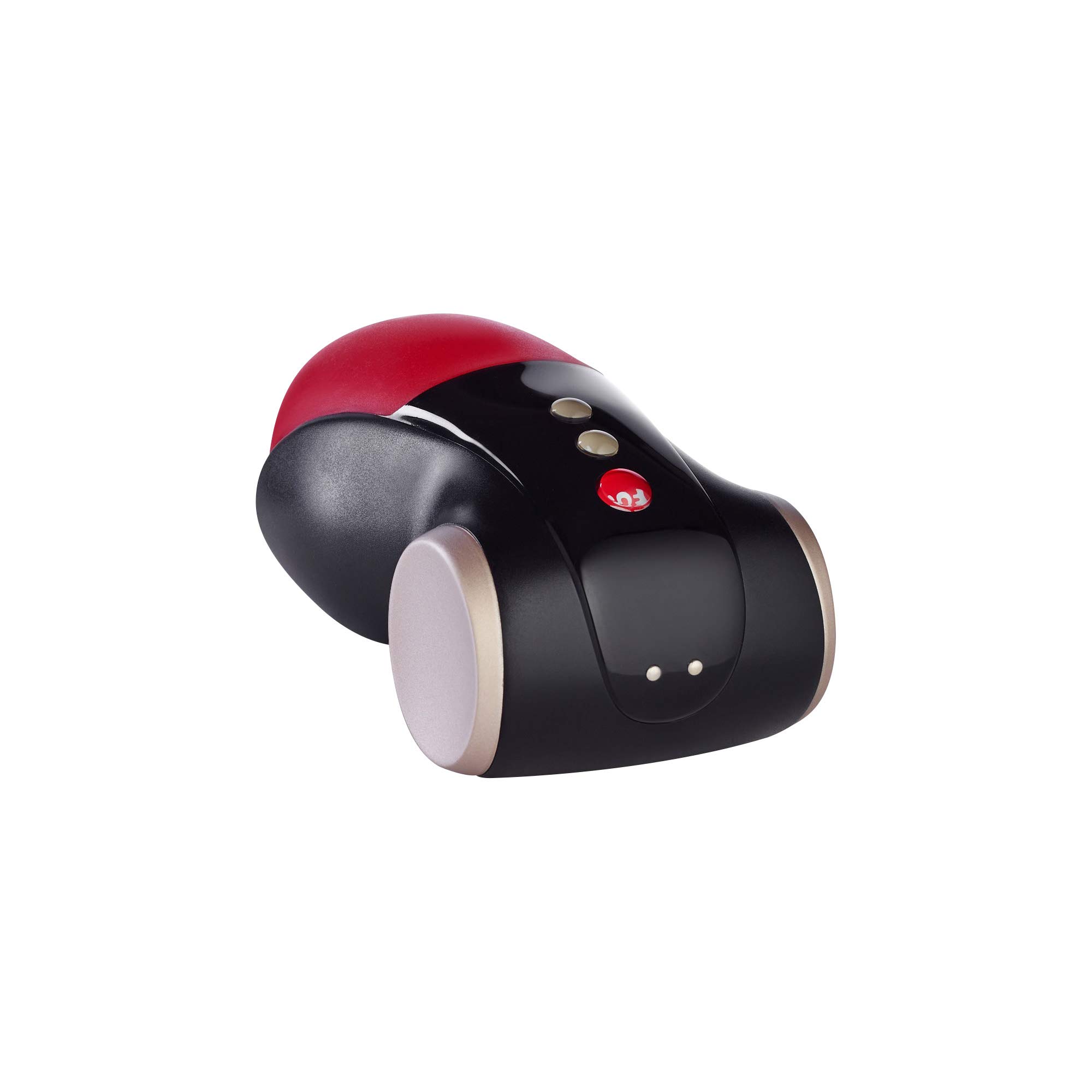 Fun Factory COBRA LIBRE II - Masturbatore elettrico, Massaggiatore automatico, Vibratore per uomo, Silicone, Nero/rosso