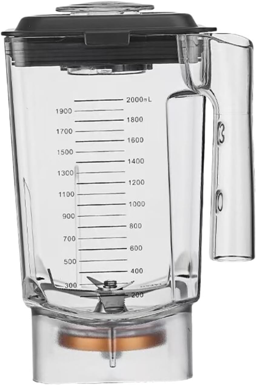 Compatible for AUX HX-PB1057 Blender 2000ML Cup with Knife Replacement Parts
