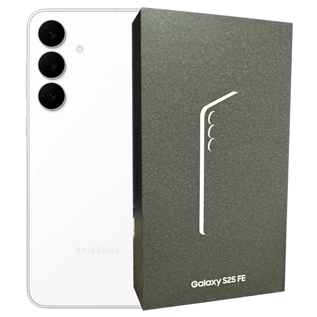 Samsung Galaxy S25 FE, Smartphone Android 5G avec Galaxy AI, 256 Go, Chargeur Secteur Rapide 25W Inclus, Smartphone déverrouillé, Blanc, Version FR
