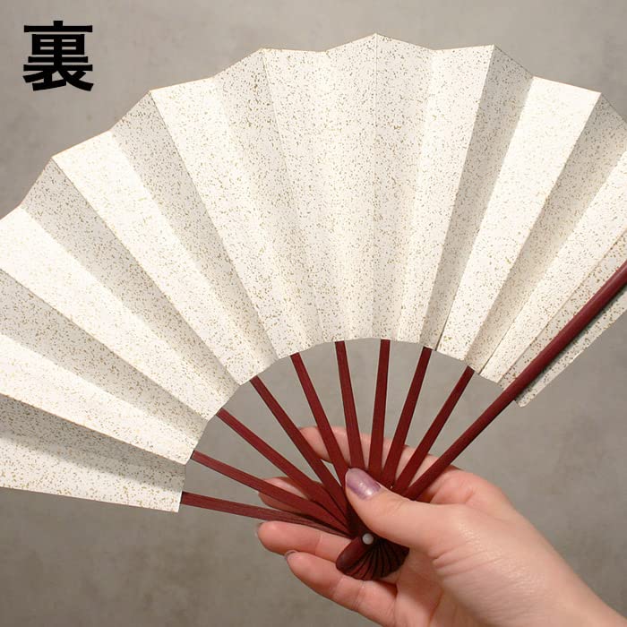 Amazon.co.jp: 金箔地飾り扇子（大）鶴 : ホーム＆キッチン