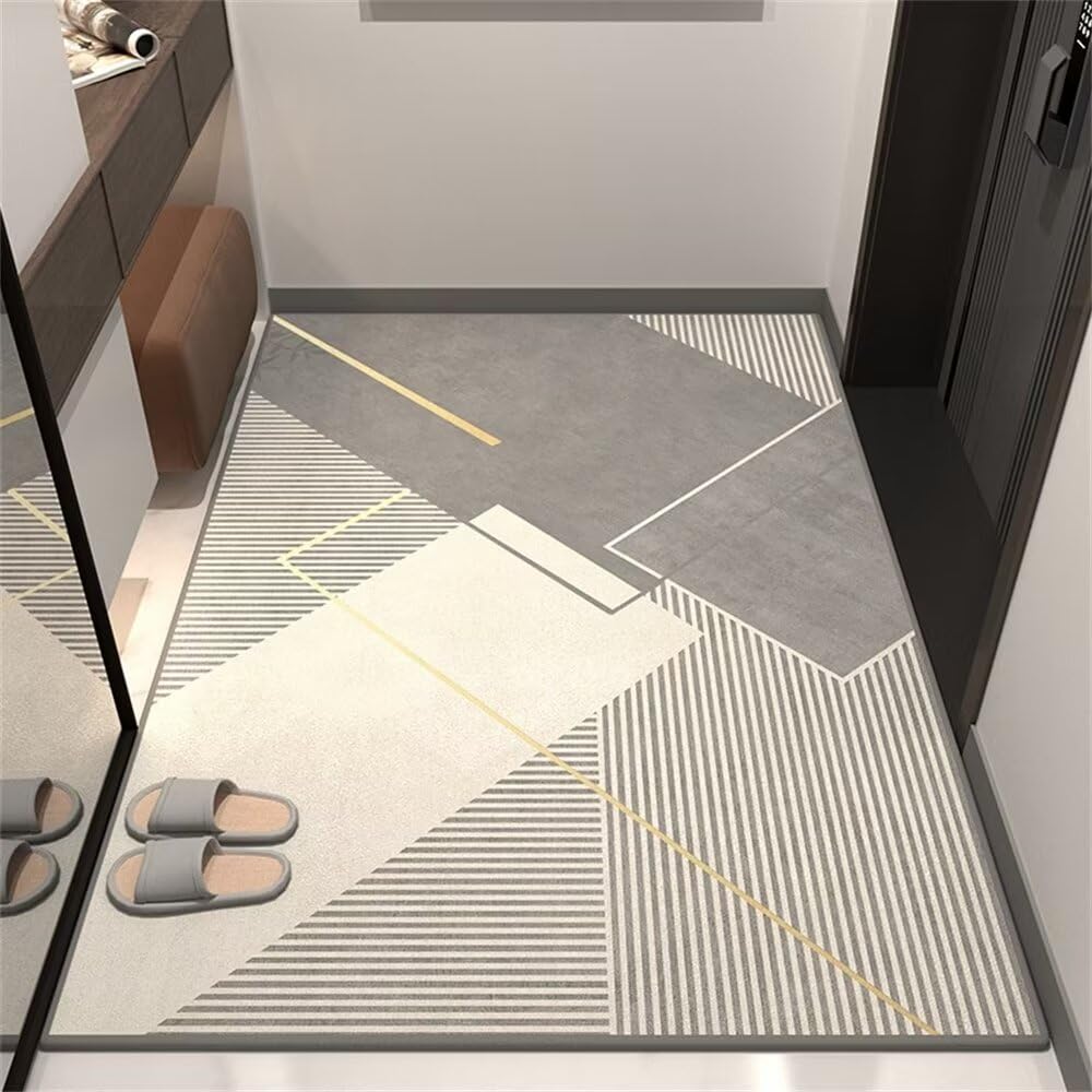 Tapis de jeu enfant résistant à l'usure pour un salon gris longue durée
